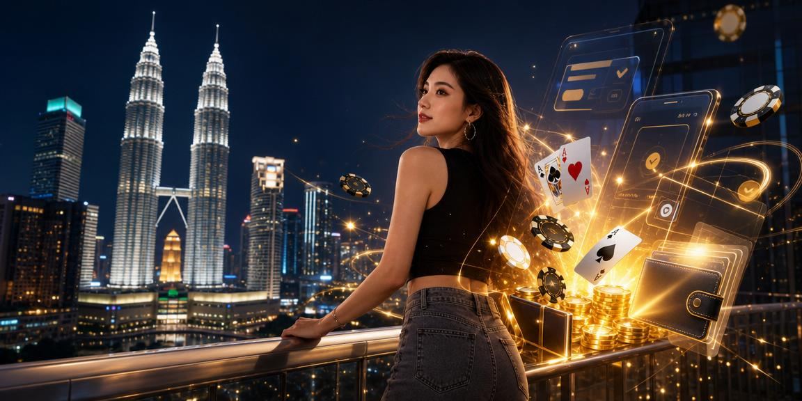 Pemain teen patti di Kuala Lumpur menikmati suasana pertandingan kad malam hari